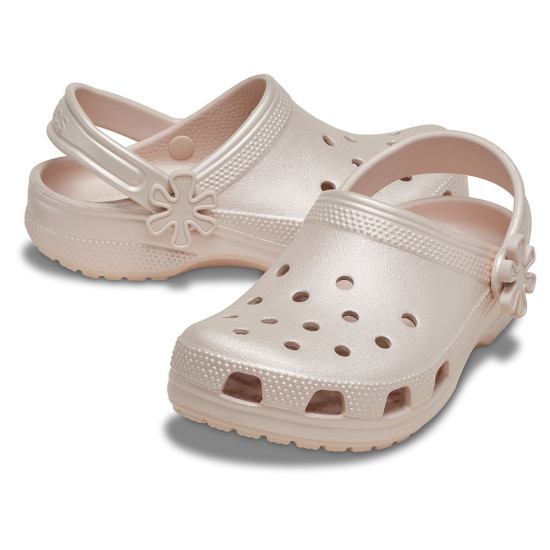 Crocs Kids' Classic Pearl Shine Clog